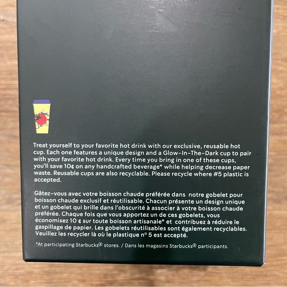 New Starbucks Glow in the Dark Halloween Hot Cups (6-Pack) 16oz each - Picture 4 of 7